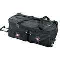 Rolling Duffel Bag w/ Multiple Zipper Pocket (30"x13 1/2")